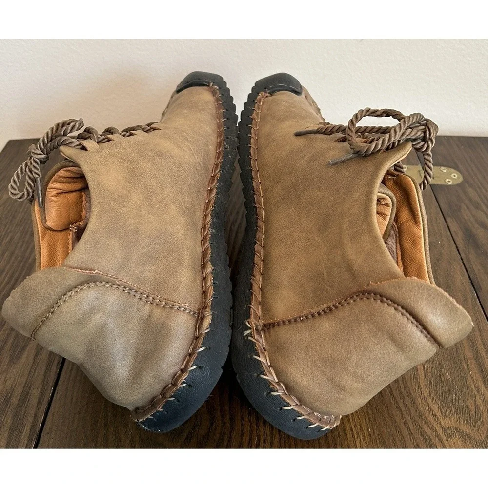 Sport‎ Show Fashion Oxford Leather Shoes Moccasin-gommino Warm Winter Size 13